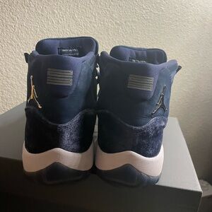 Navy Blue High-Top Sneakers